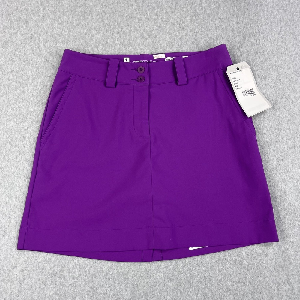 Nike Golf Tour Performance Skort Womens Size 2 Purple Stretch Performance Shorts